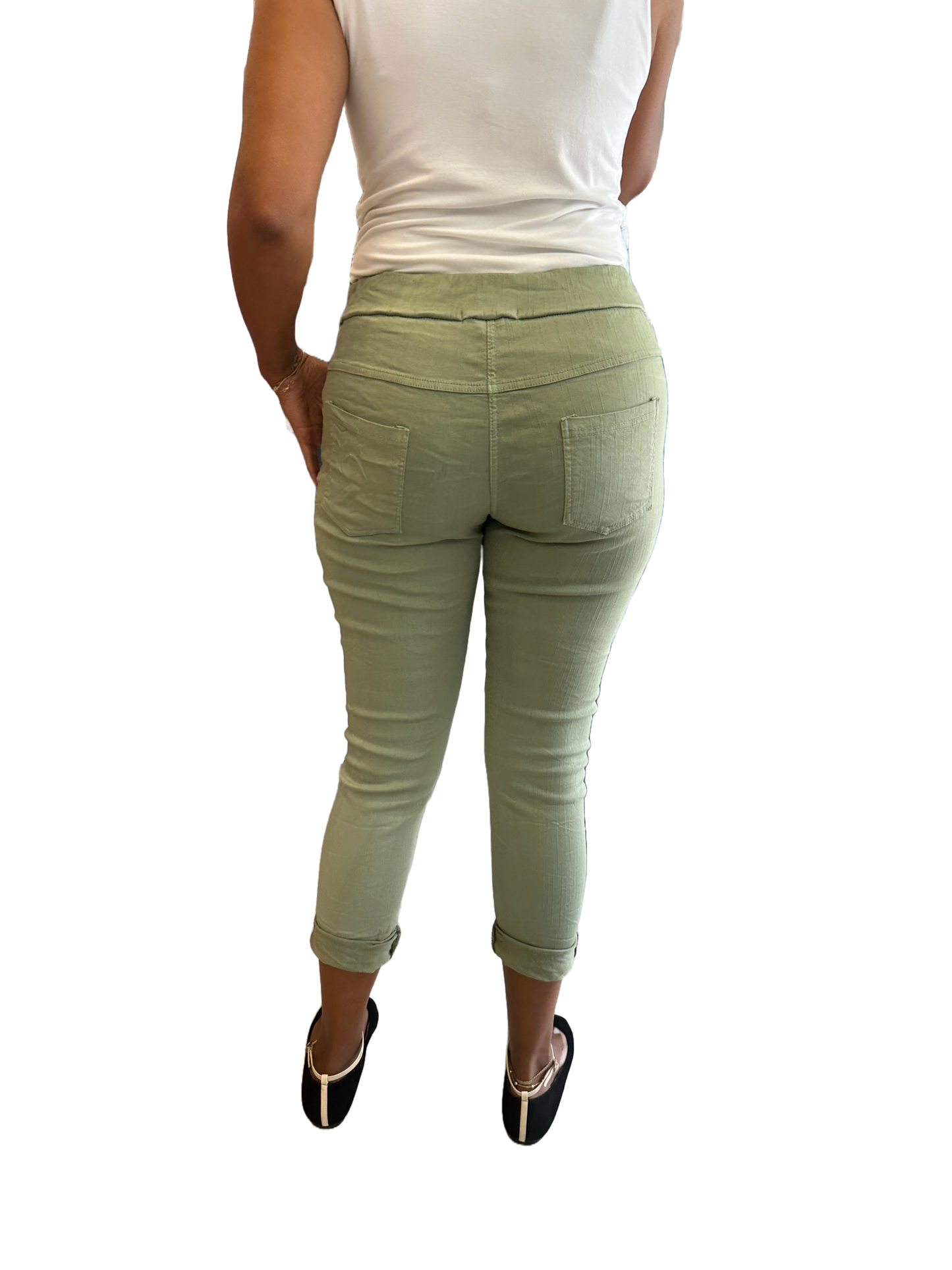 The Payton Pant- Olive Moss