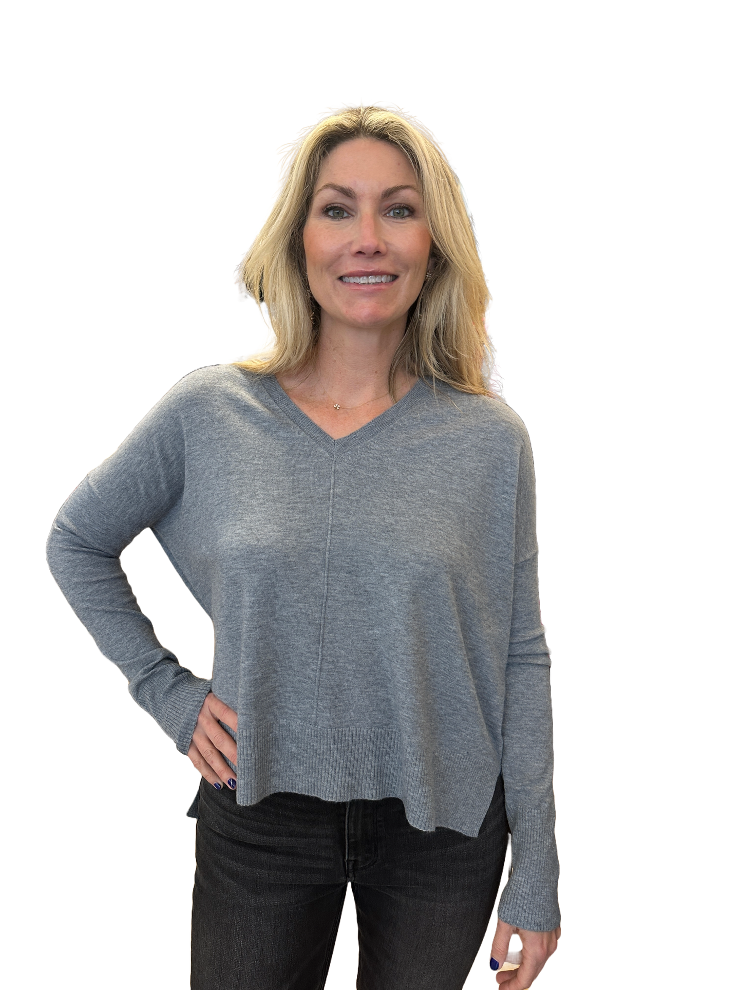 The Miranda Sweater- Grey
