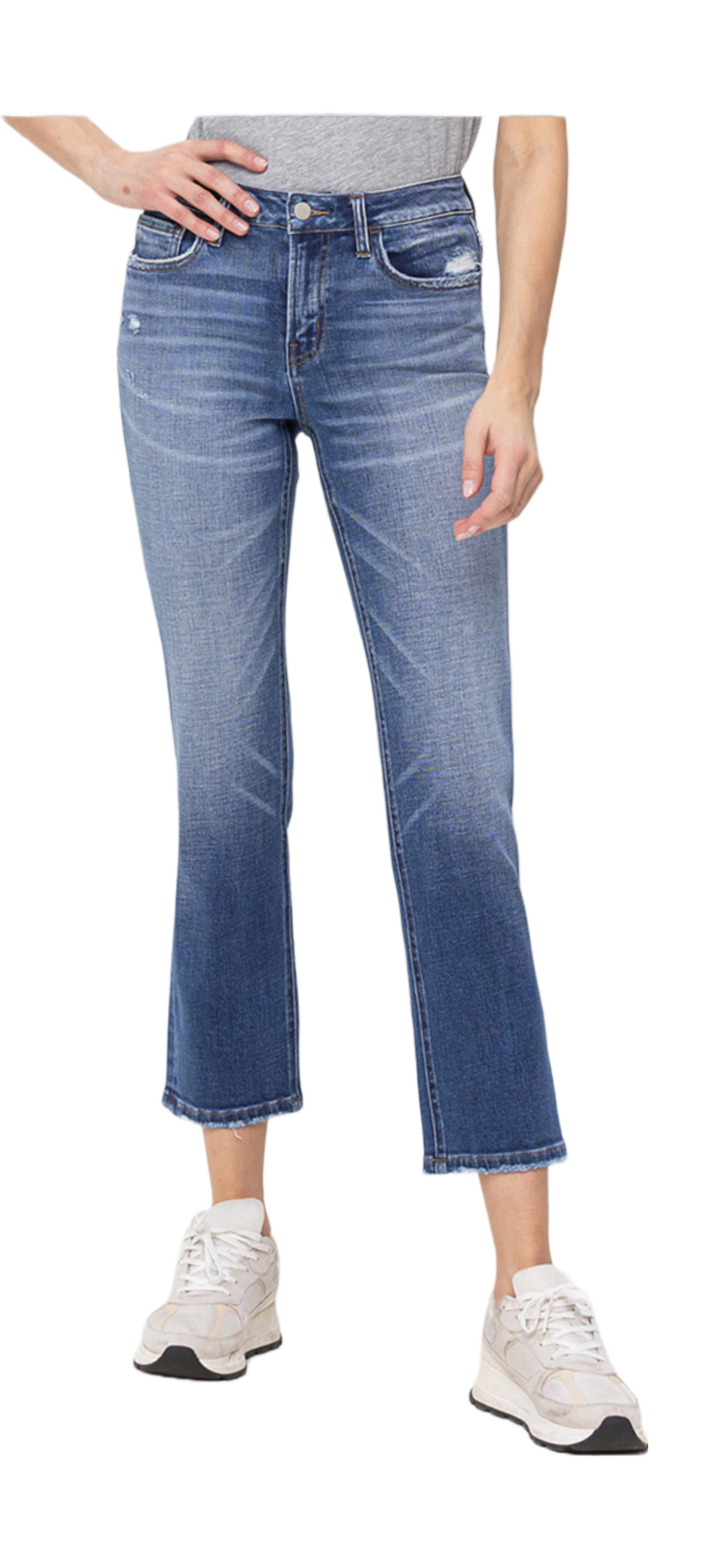 Mid Rise Straight Jean