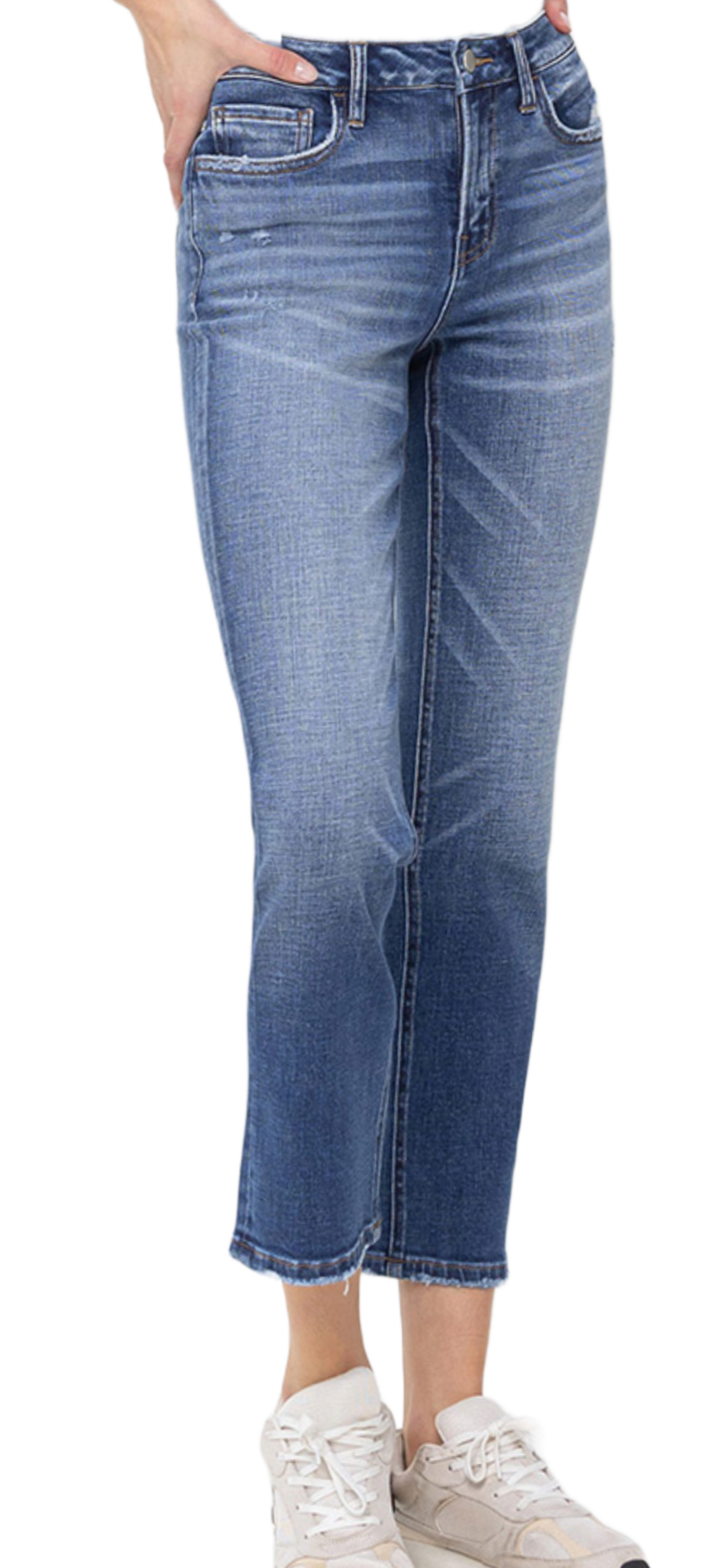 Mid Rise Straight Jean
