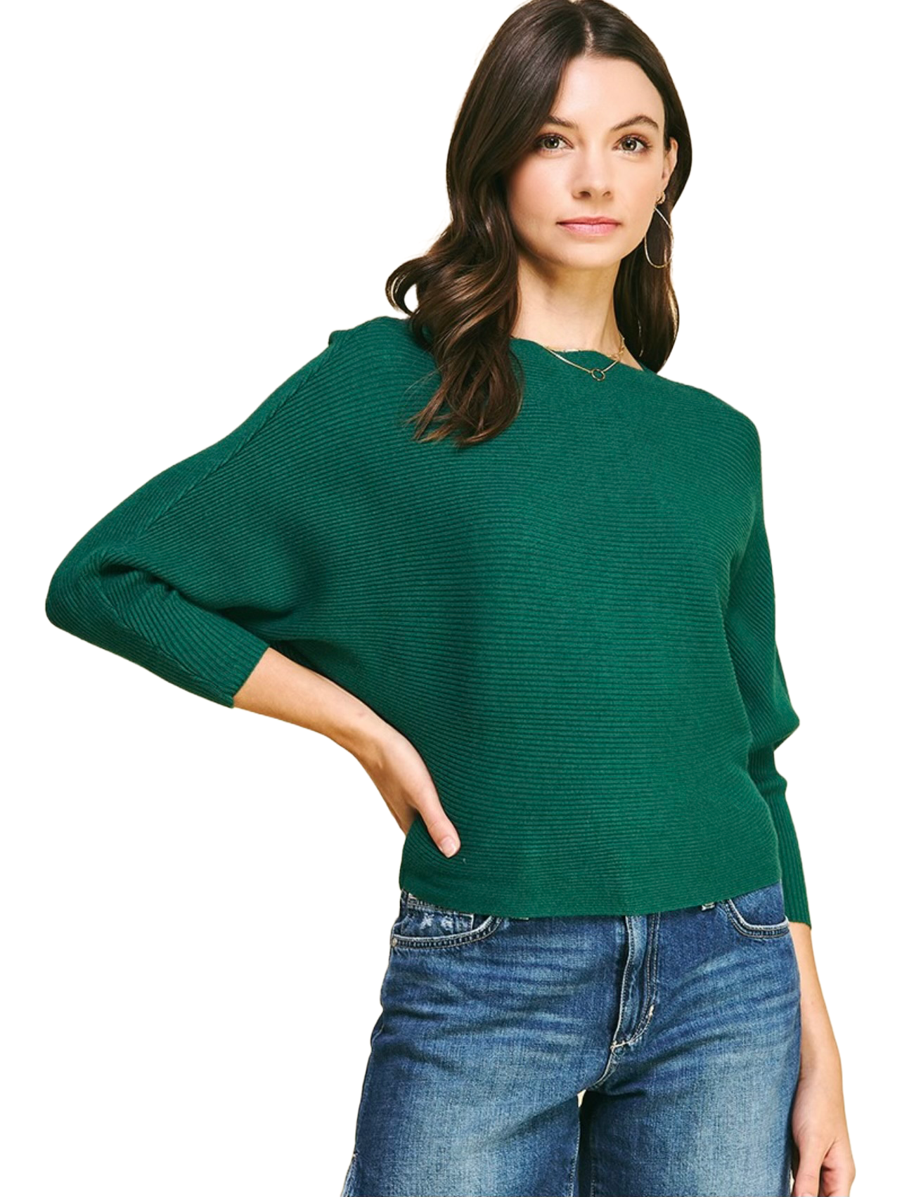 The Saylor Sweater- Pine