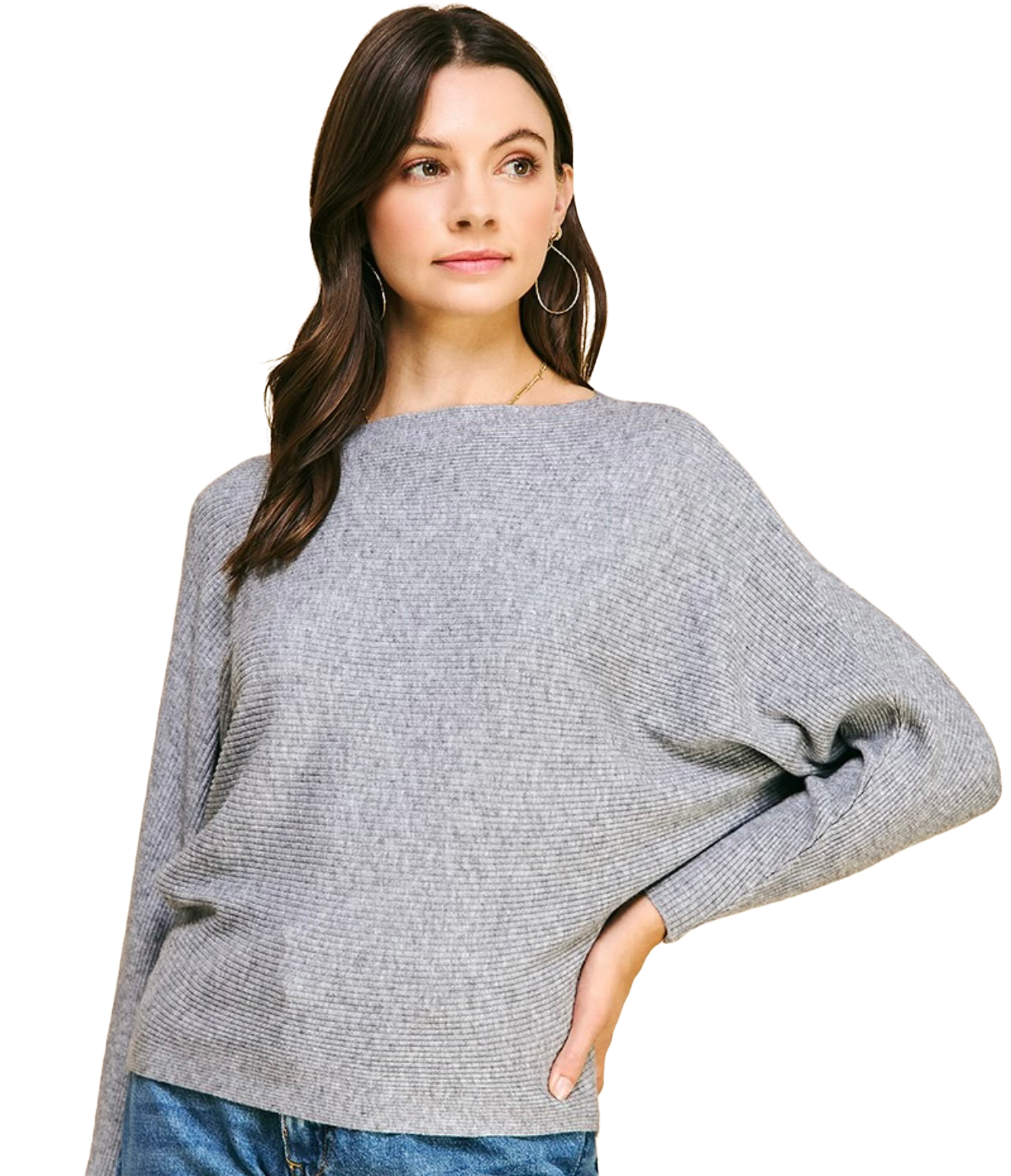 The Saylor Sweater- Grey
