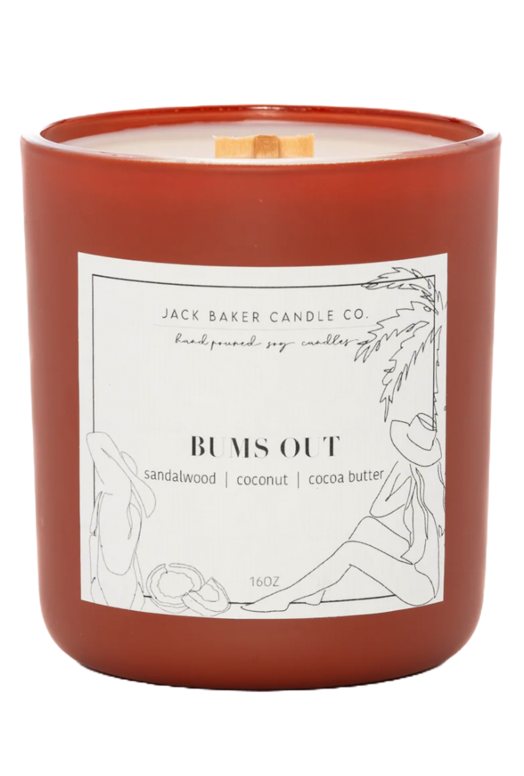 "Bums Out" Candle