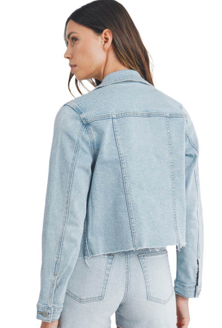 The Viola Jacket- Light Denim