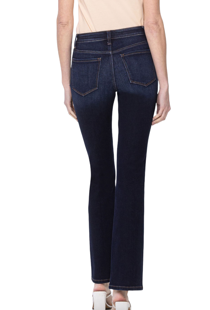 Mid Rise Boot Cut Jean