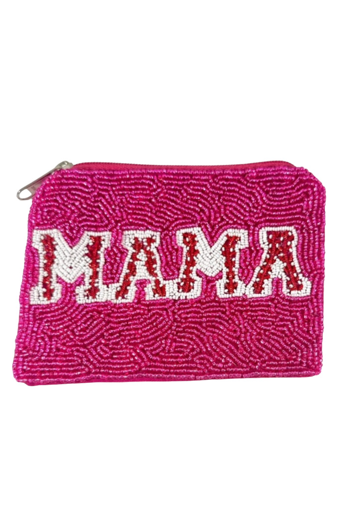 Mama Beaded Coin Purse
