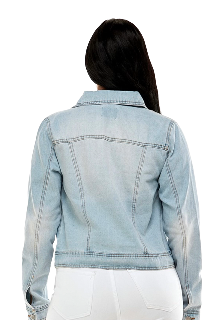 The Blaise Jacket- Light Denim