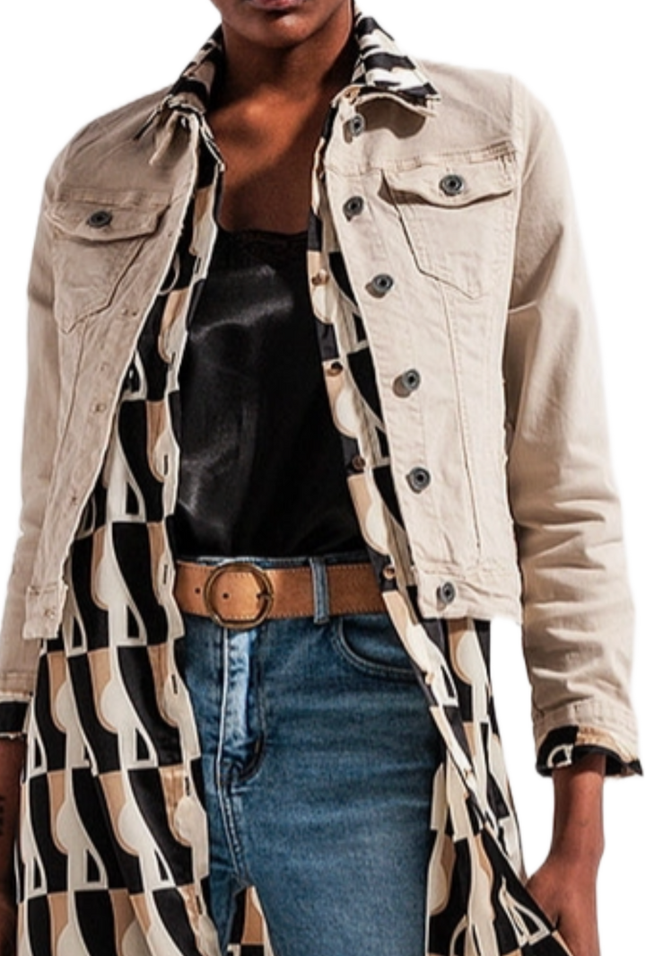 The Colette Jacket- Beige