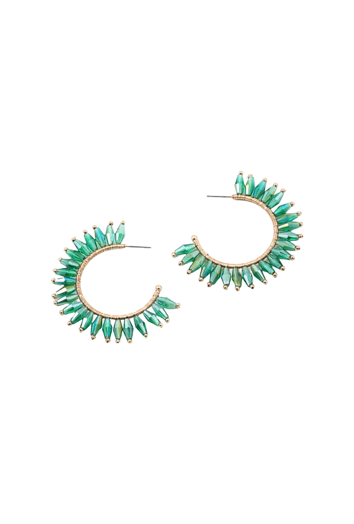 The Chaya Earring- Green