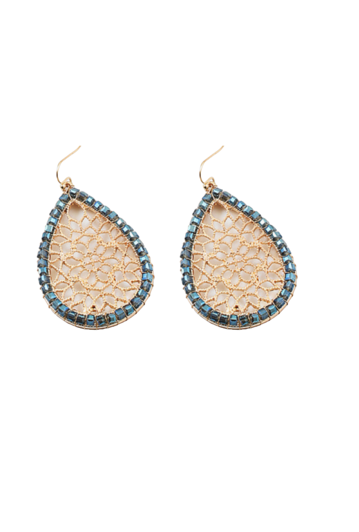 The Anastasia Earring- Montana Blue