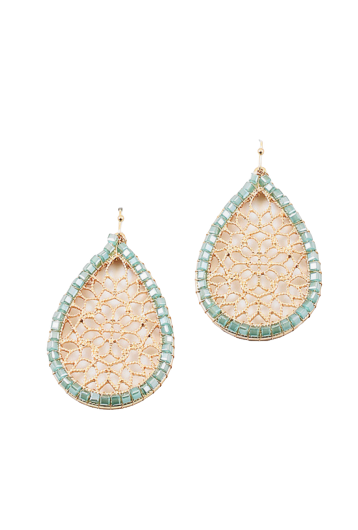 The Anastasia Earring- Mint