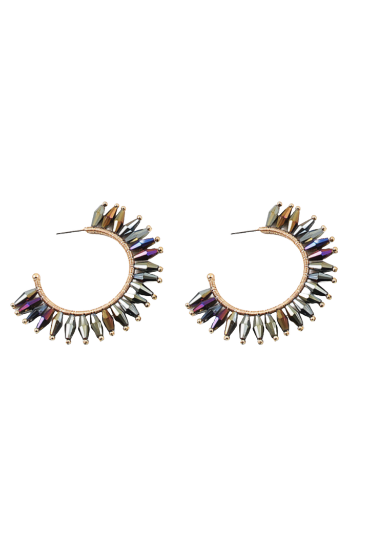 The Chaya Earring- Navy