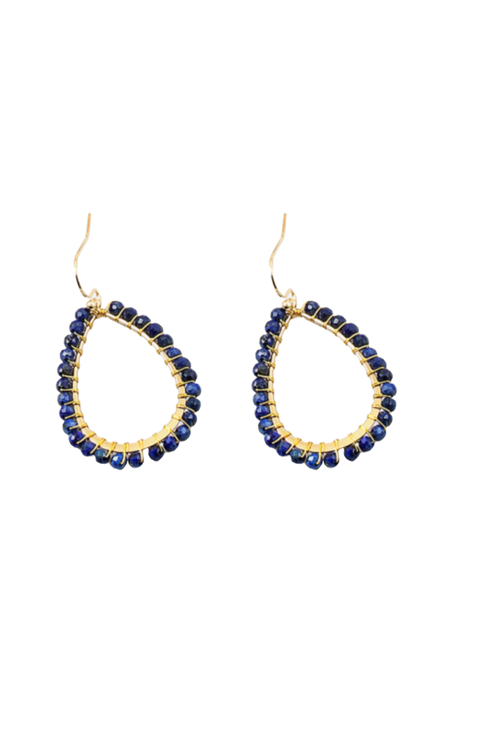 The Elara Earring- Navy