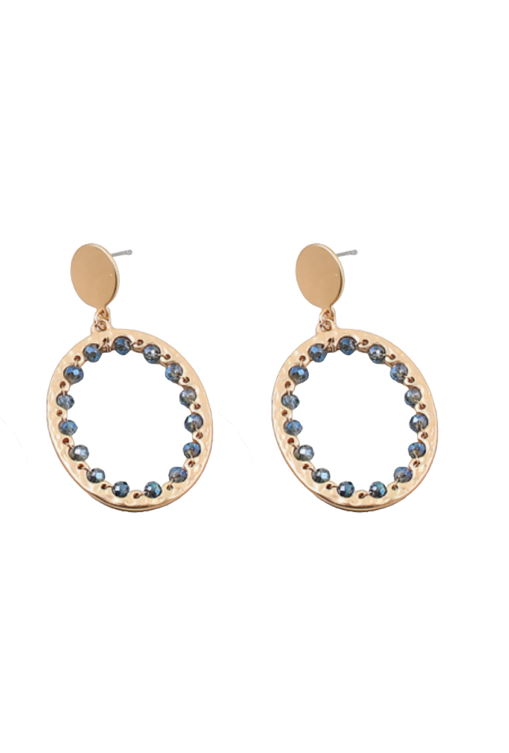 The Eileen Earring- Montana Blue