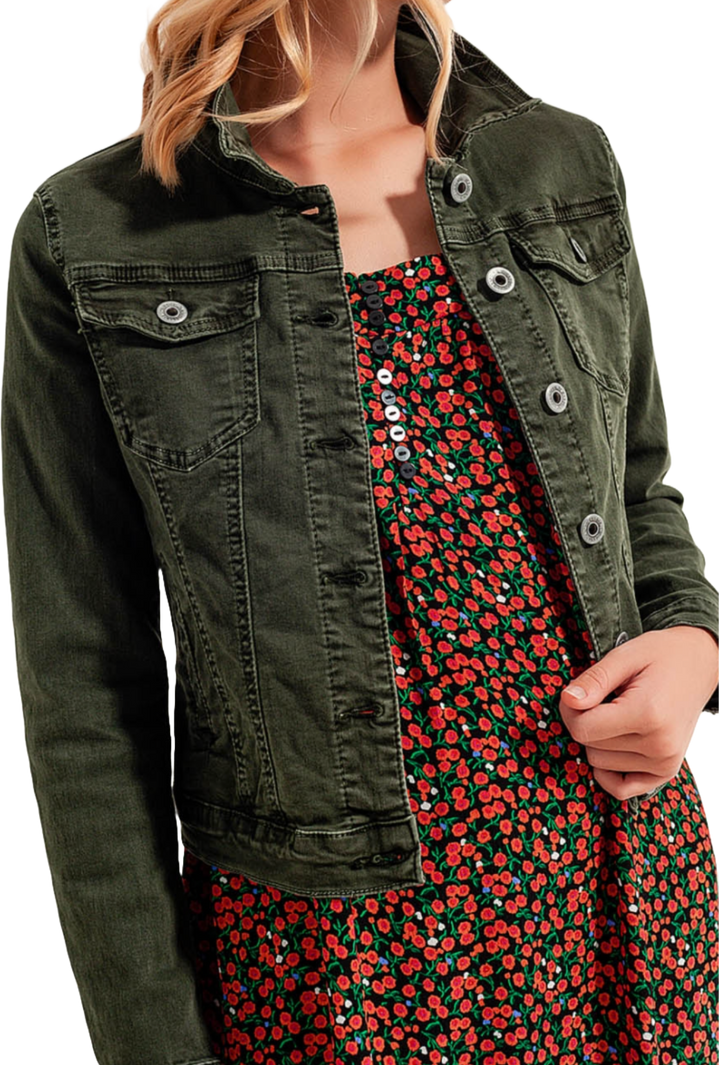 The Colette Jacket- Army Green