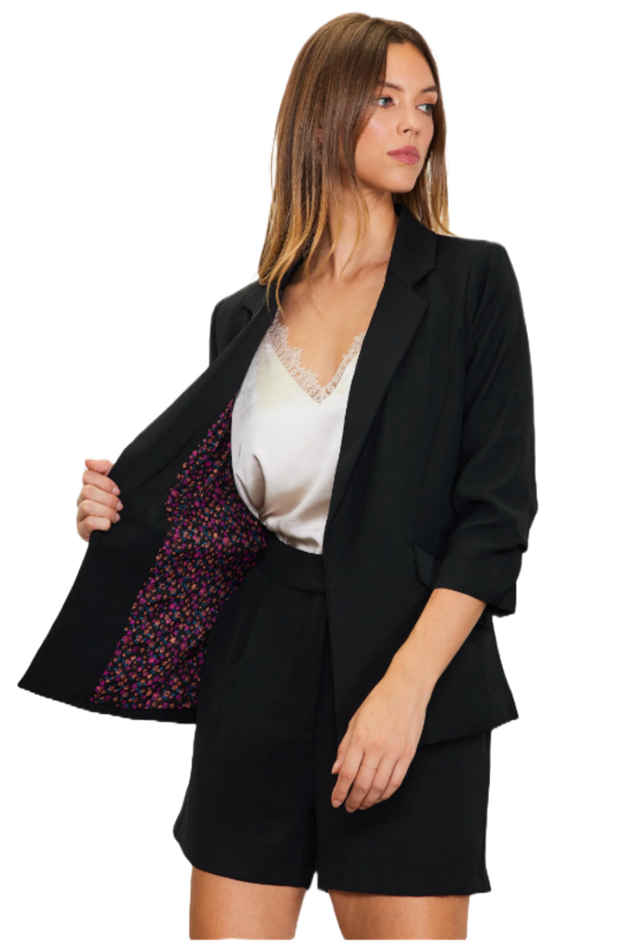 The Haylee Blazer- Black