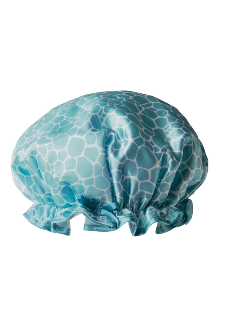 Shower Cap- Blue Print