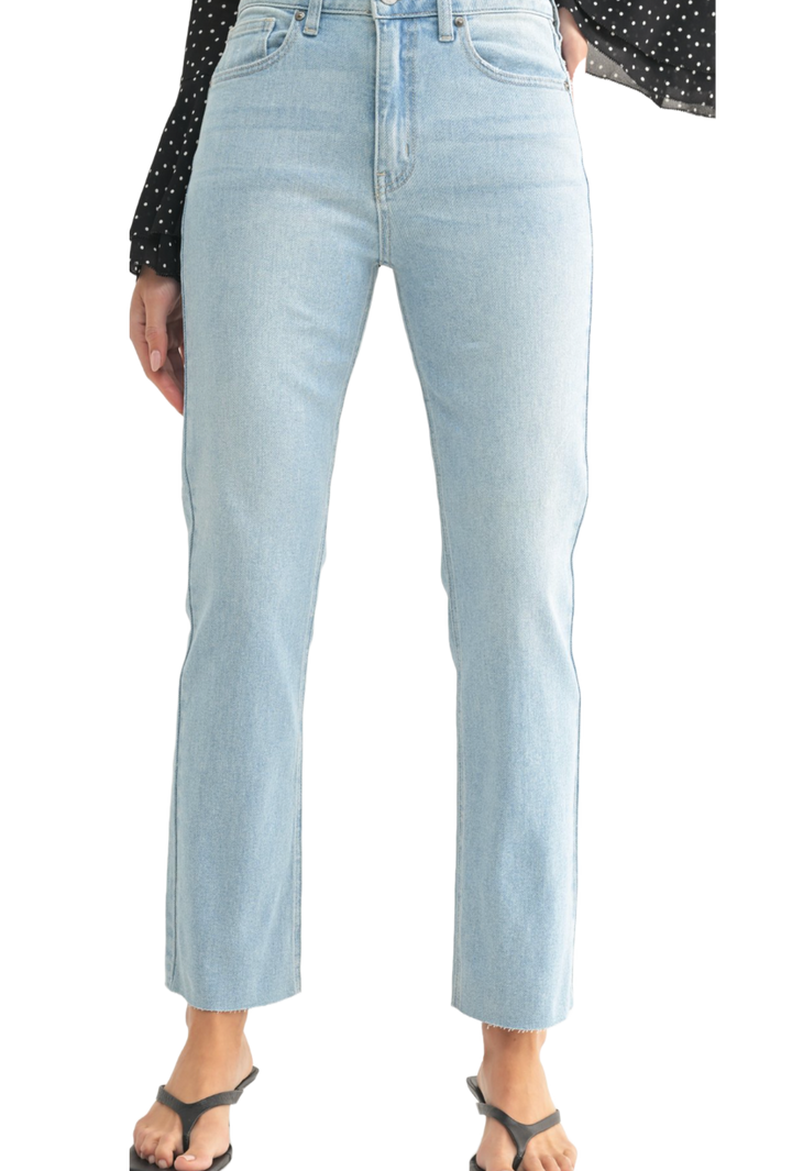 Light Wash Classic Straight Jean