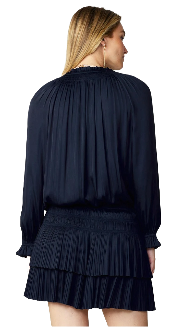 The Aerin Mini Dress- Navy Blue