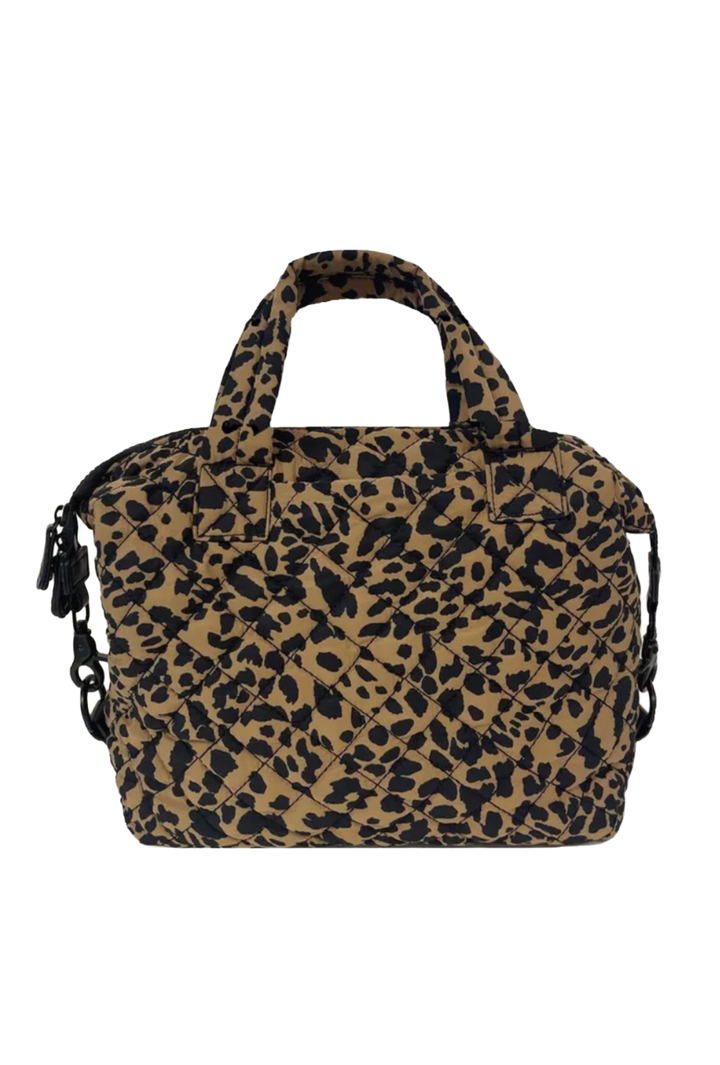 Cheetah Print Mini Quilted Bag