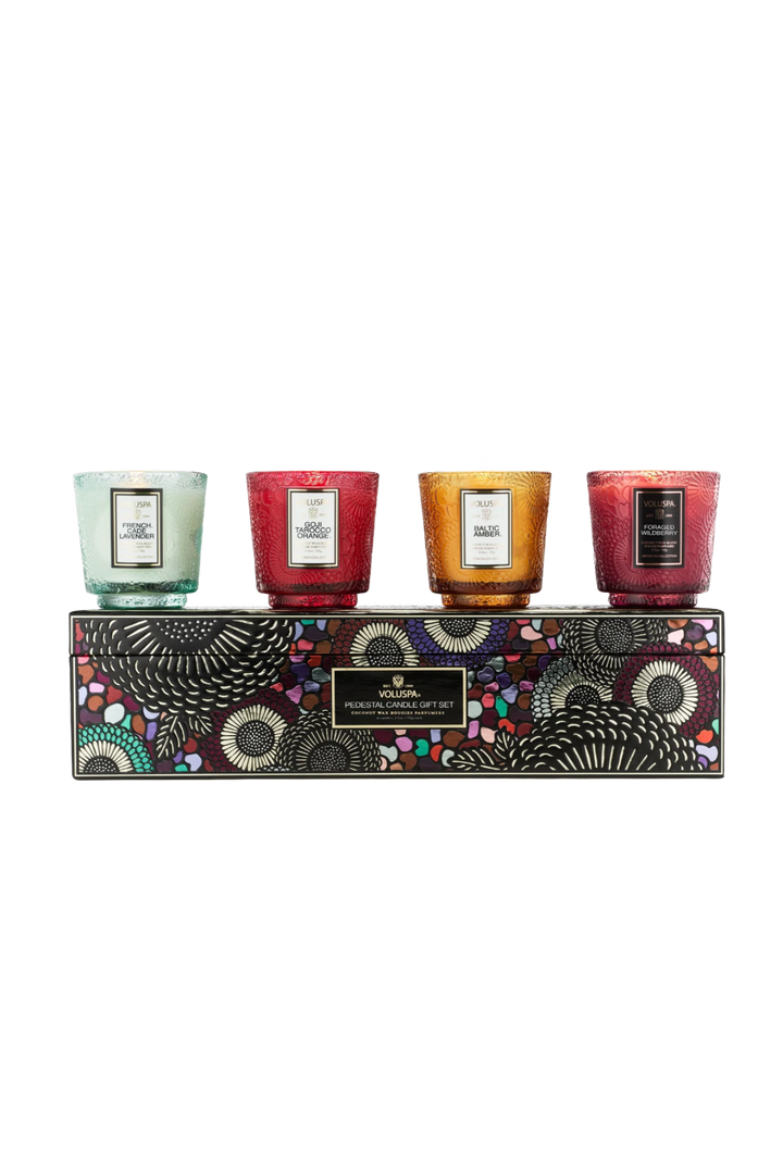 Japonica Best Sellers- 4 Petite Candle Set