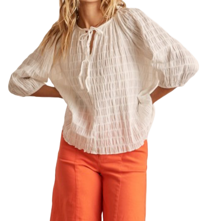 The Olive Blouse- Cream