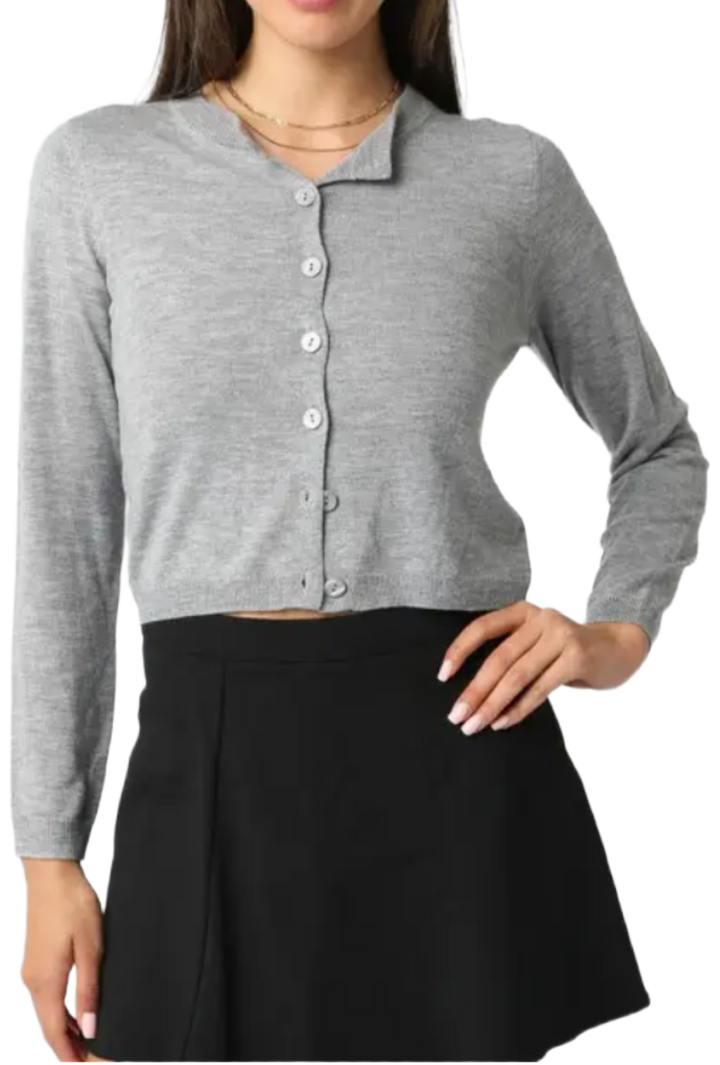 The Marie Cardigan- Grey