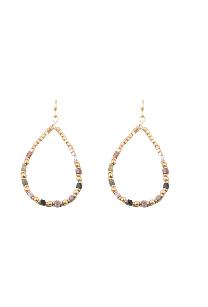 The Hannah Earring- Dark Neutral