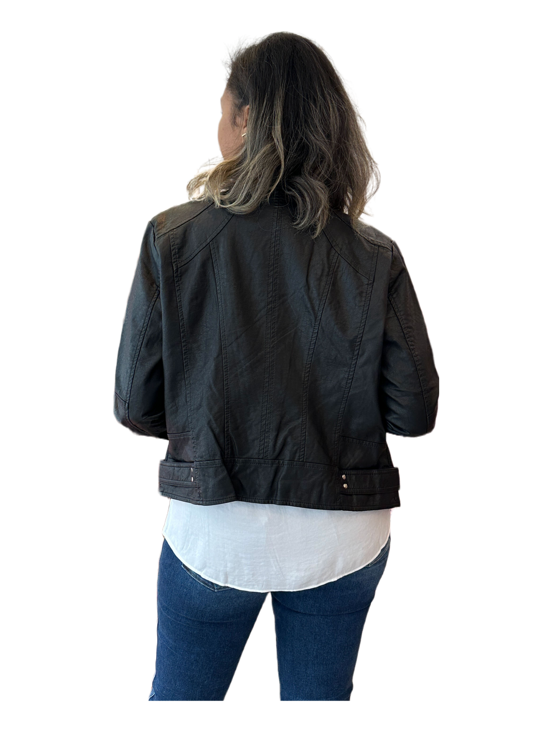 The Halo Jacket- Black with details
