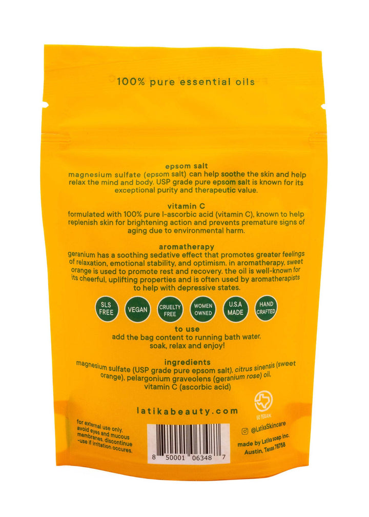 Vitamin C 🟡 Epsom Bath Soak