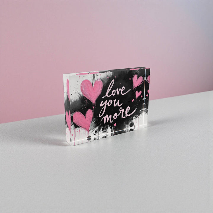 Love You More  Crystal Block