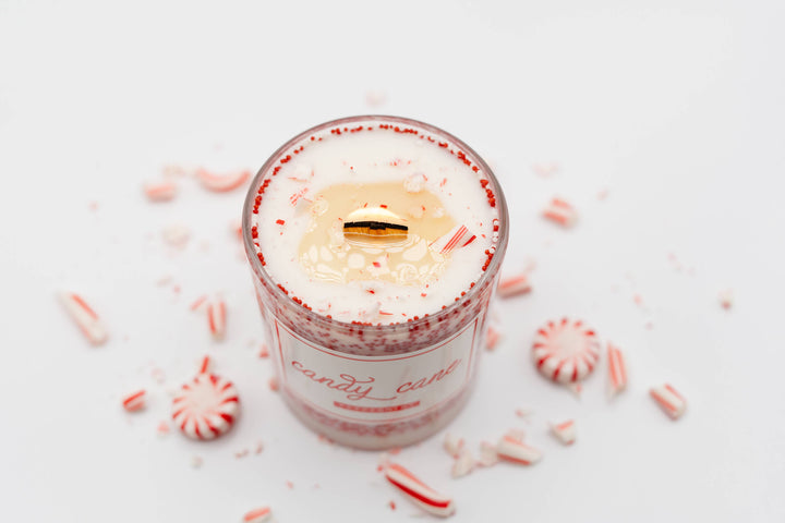 Candy Cane Candle