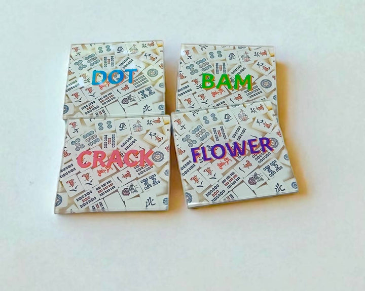 Mahjong  Coaster Set 