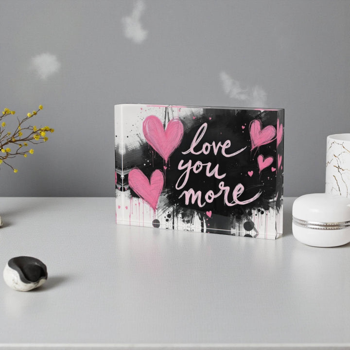 Love You More  Crystal Block