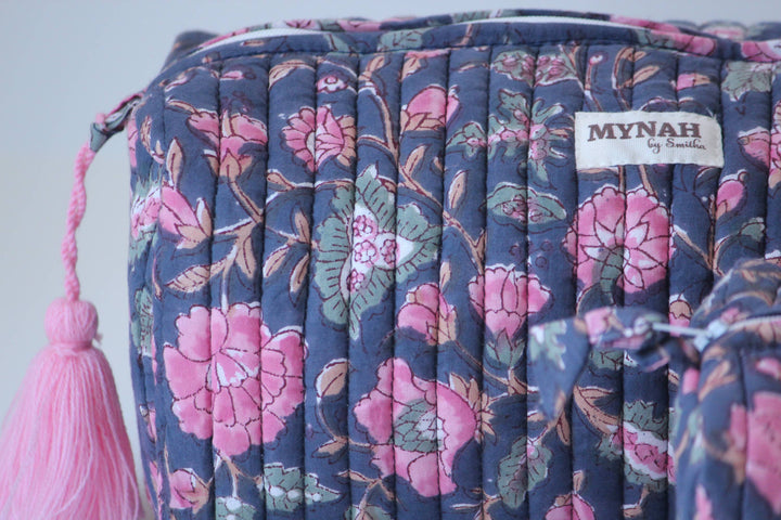 Indian rose floral Makeup Bag