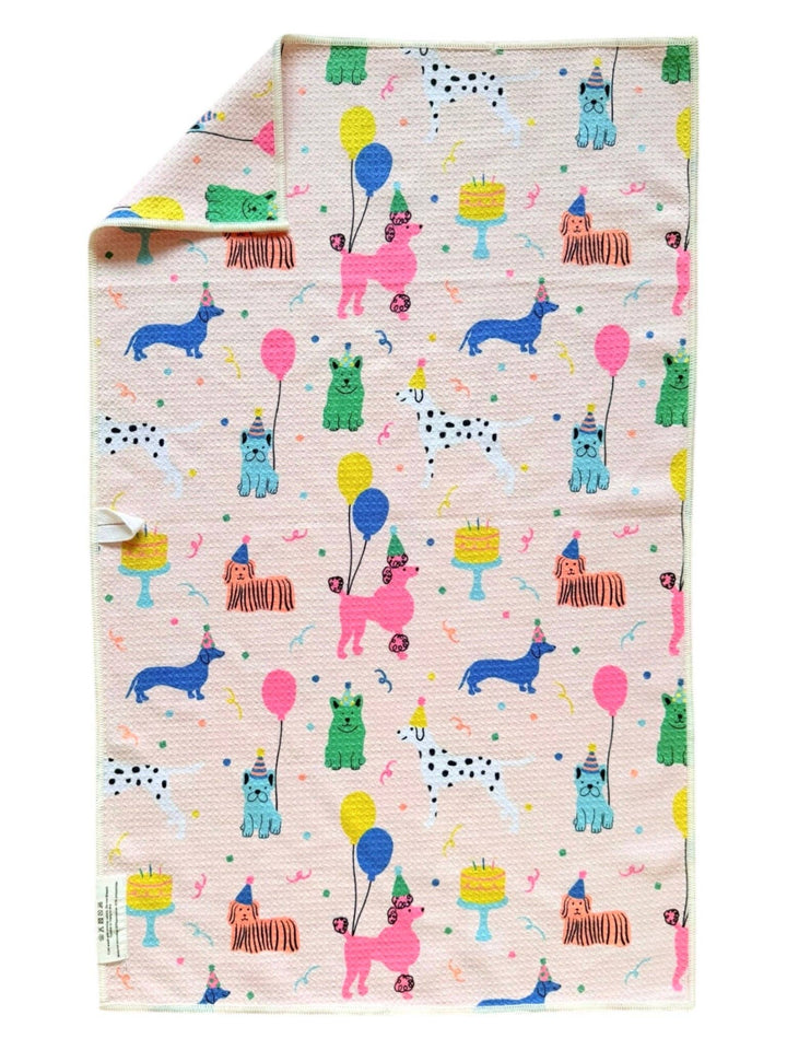 Puppy Party: Double-Sided Hand Towel