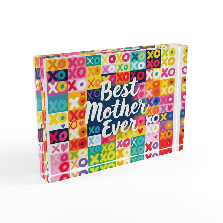 Best Mother Ever Crystal Block