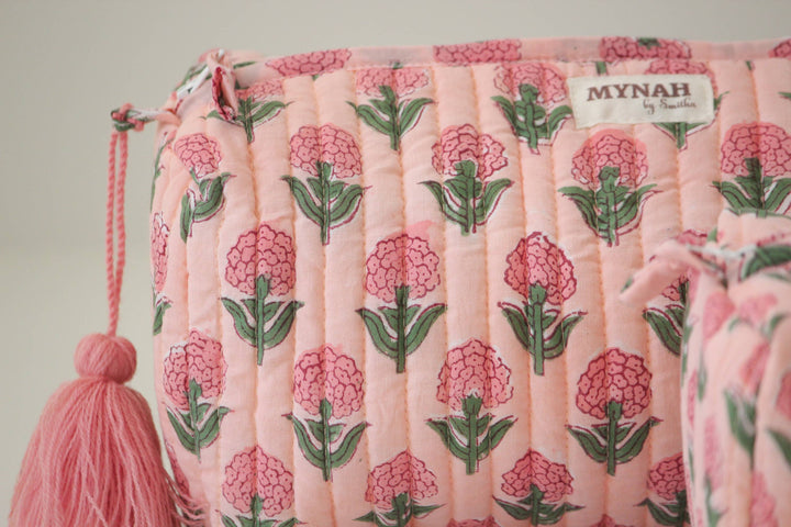 Blush marigold travel/make up/organizer/bag-LARGE only