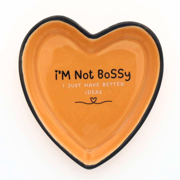 Heart Trinket Tray I'm Not Bossy