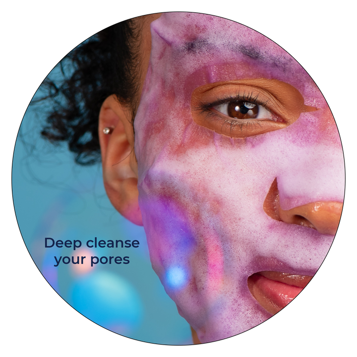 Oxygenating Blueberry Bubble Face Sheet Mask