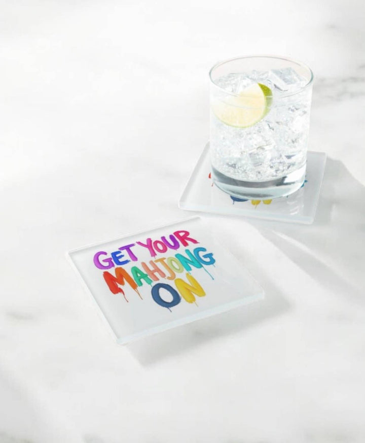 Get Your Mahjong On Coaster Set   