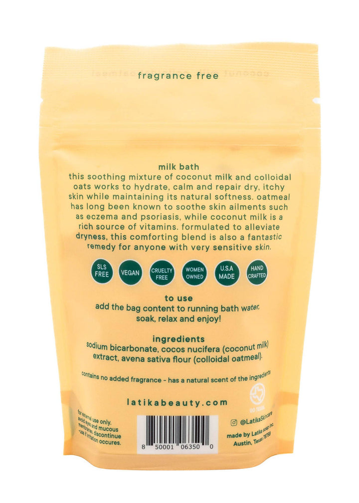 Soothe Milk Bath Soak 🥛 Fragrance-Free