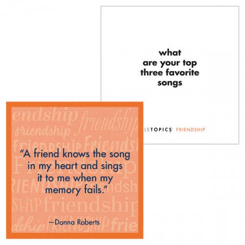 TABLETOPICS FRIENDSHIP - Conversation Game for Friends