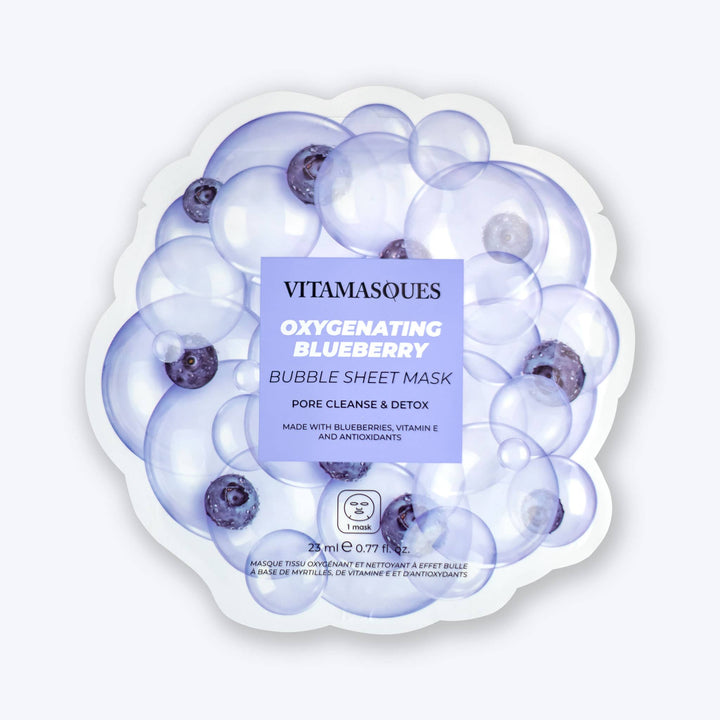 Oxygenating Blueberry Bubble Face Sheet Mask