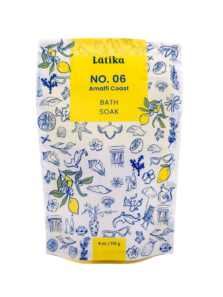 Amalfi Coast Vegan Milk Bath Soak – Citrus & Ocean Scent 🍋 