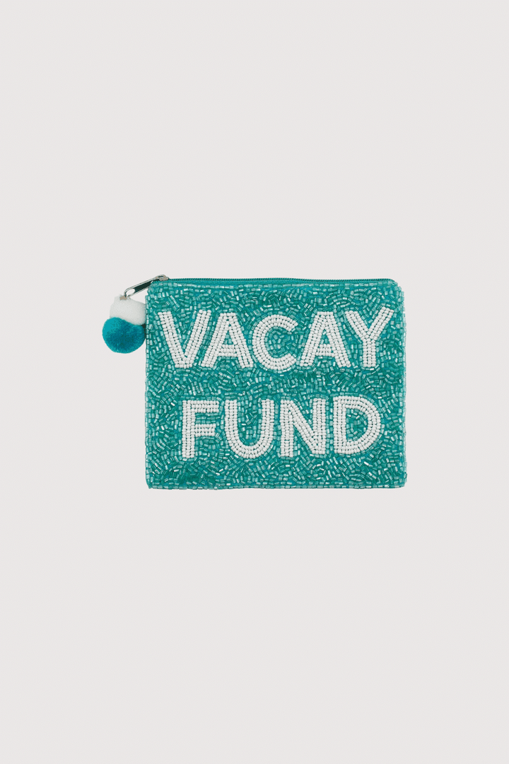 Vacay Fund Beaded Pouch