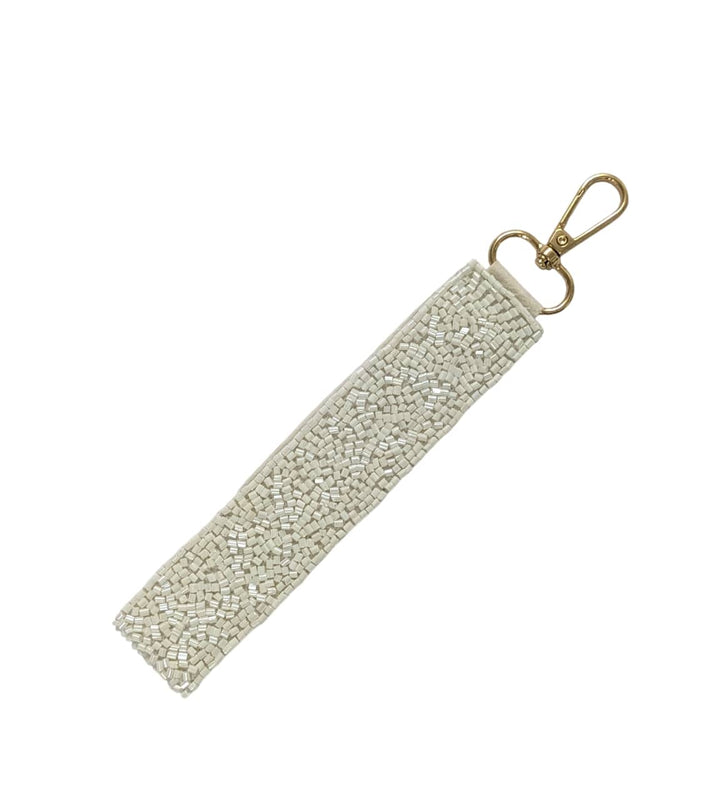 Teacher Beaded Wristlet Strap Key Chain