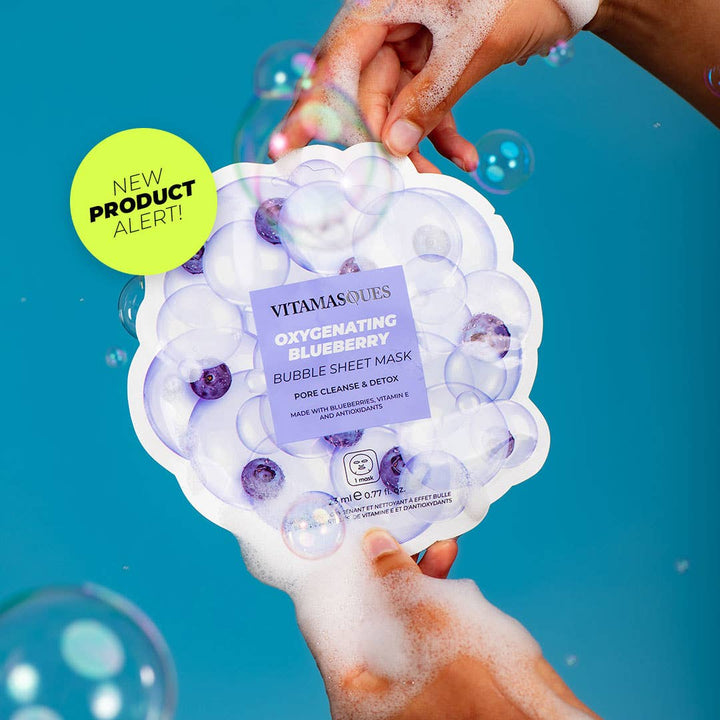 Oxygenating Blueberry Bubble Face Sheet Mask