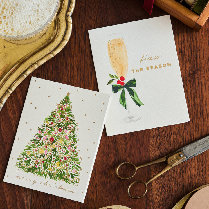 Fizz the Season Holiday Card | Christmas Holiday Card