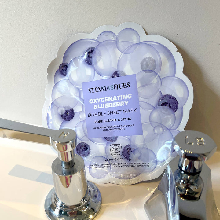 Oxygenating Blueberry Bubble Face Sheet Mask